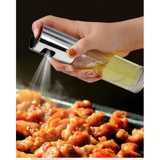 Chai xịt dầu ăn phun sương dùng chiên,rán,nướng thịt tiện lợi