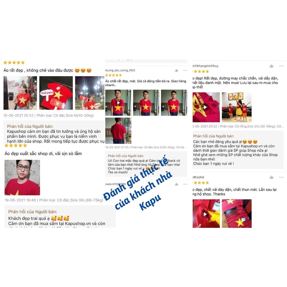 Áo cờ đỏ sao vàng Việt Nam cao cấp, chất đẹp 100% cotton thoáng mát mềm mịn