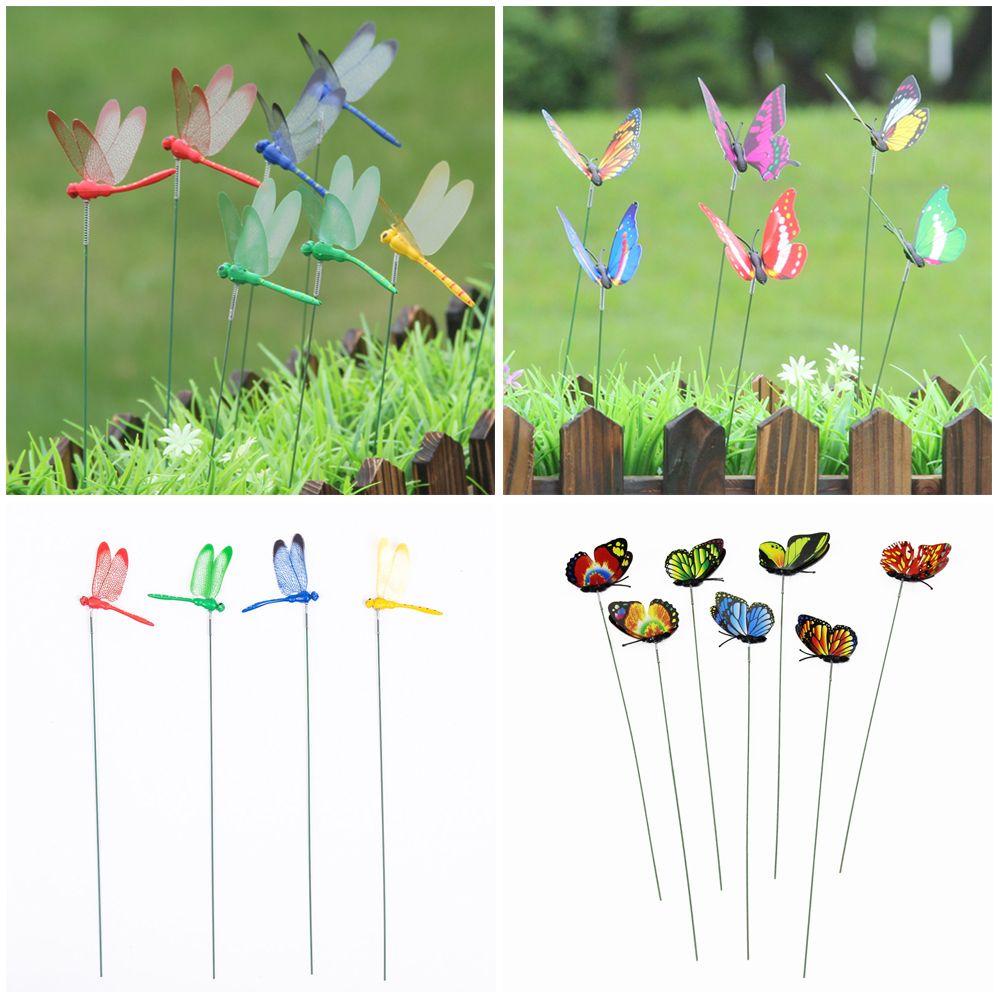 Set 5 / 10 Chuồn Chuồn Nhân Tạo Dùng Để Trang Trí Vườn