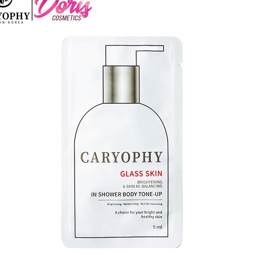Kem dưỡng trắng da Body Caryophy Glass Skin bật tone da tức thì - 5ML