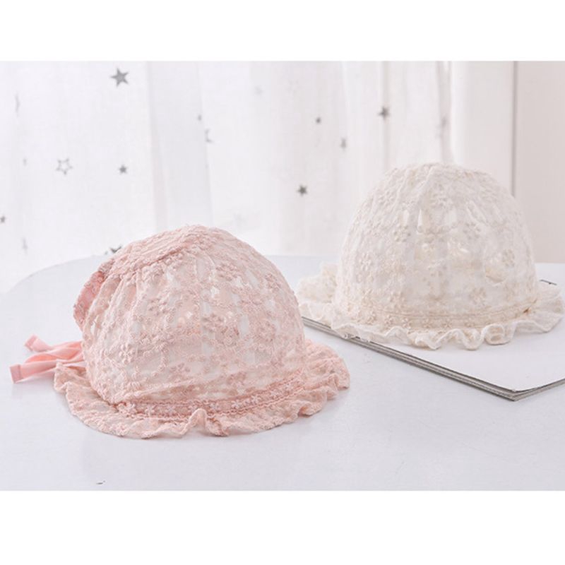 Mũ phối ren sử dụng khi chụp ảnh dành cho bé sơ sinh