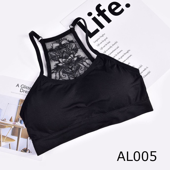 Bralette thun cotton cách điệu AL005