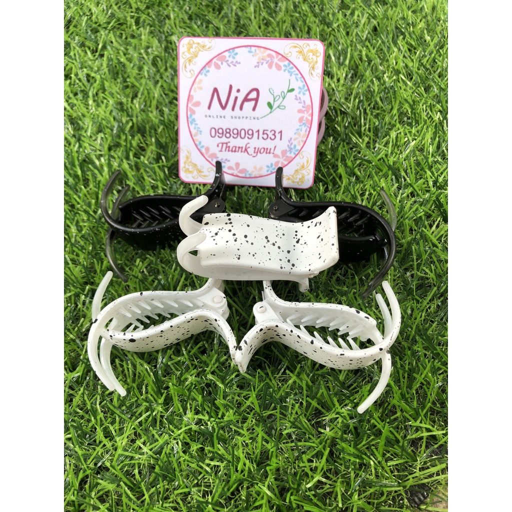 Kẹp càng cua 3 răng hình hoa, thú nhiều mẫu PK056