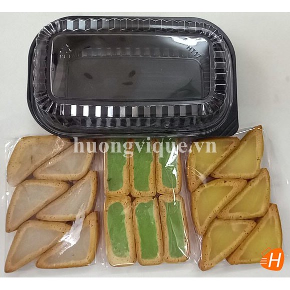 Bánh Xà Lam Bách Vị -  Hộp 18 Cái 2 Loại Nhân Riêng Biệt - Đặc Sản Bến Tre