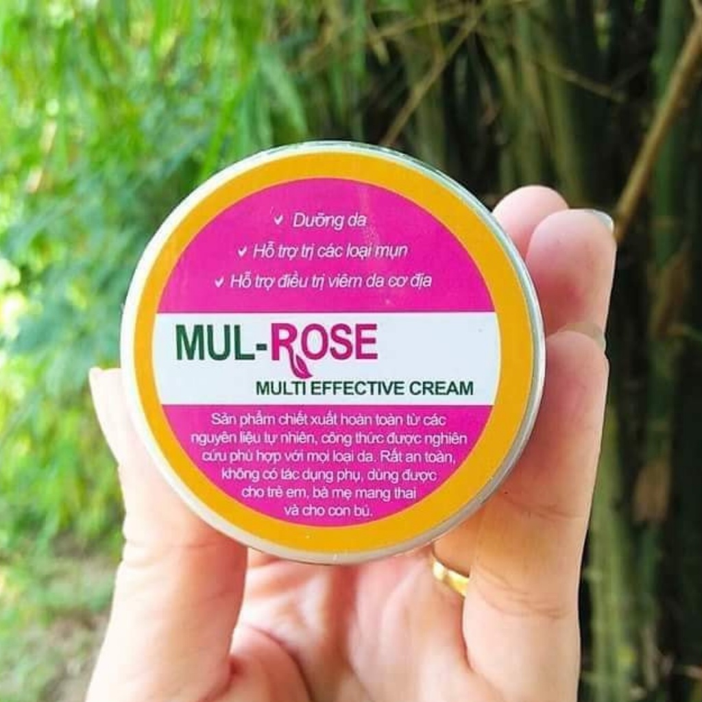 Kem nghệ mulrose, kem dưỡng ẩm dưỡng da, hiệu quả với các loại mụn, viêm da cơ địa, khô da nứt da, bong da ở tay chân