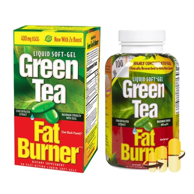 Viên Uống Giảm Cân Từ Trà Xanh Green Tea Fat Burner 200 Viên Của Mỹ