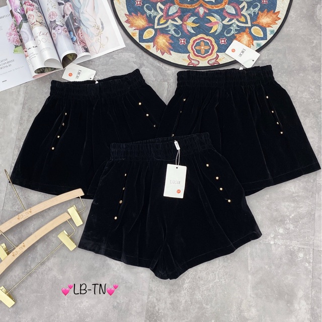 QUẦN SOOC NHUNG ĐINH LOẠI 1 QUẢNG CHÂU CHẤT ĐẸP MS19030