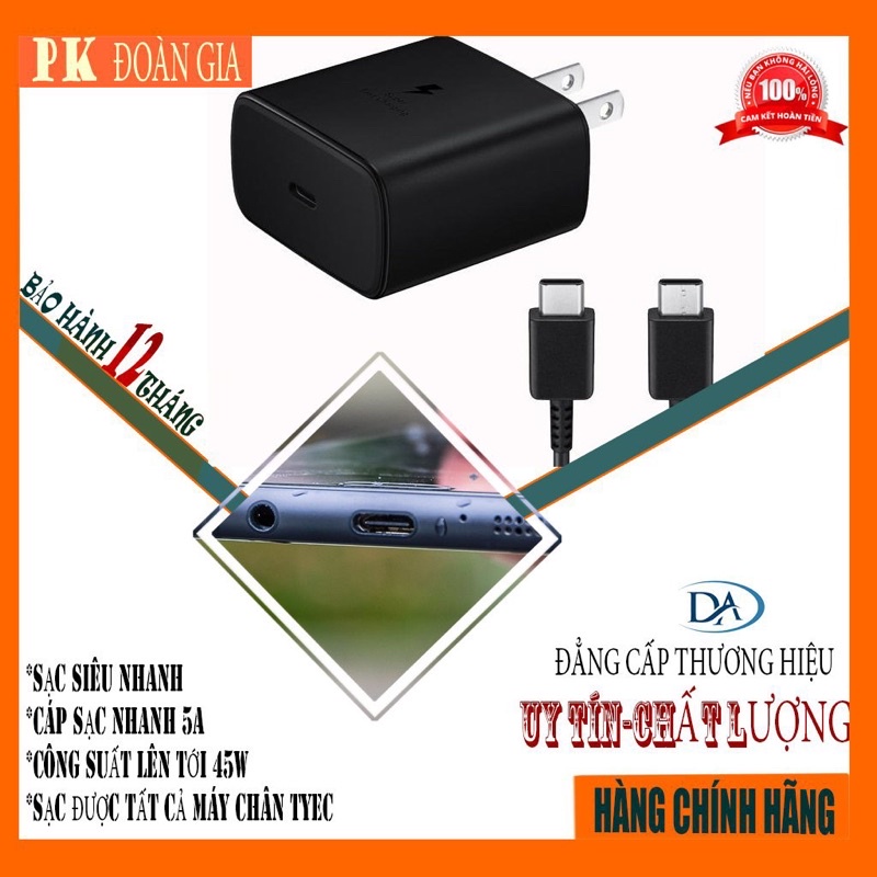 Bộ Cóc sạc siêu nhanh SS 45w chính hãng
