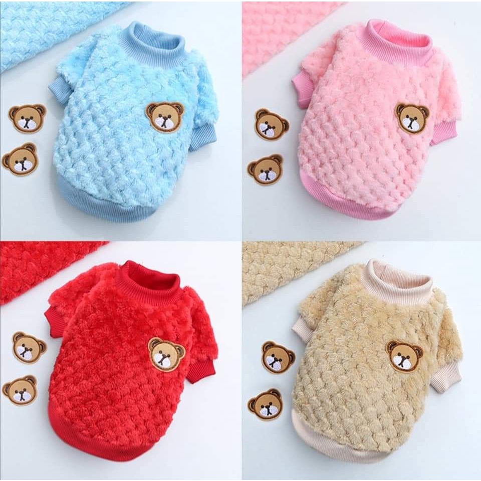 Áo thu đông cho chó mèo nhiều họa tiết siêu CUTE - Zippopet