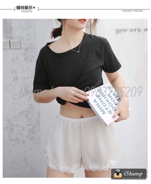 Quần đùi ren satin [có kèm video ảnh thật] | BigBuy360 - bigbuy360.vn