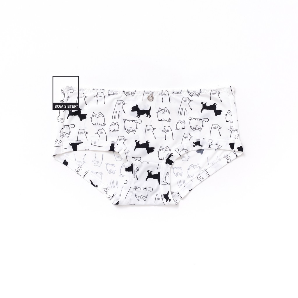 [Mã FAMALLT5 giảm 15% đơn 150k] Quần Lót Su Gấp Viền Hoạ Tiết Dễ Thương Lưng Thấp Phần 2 BOM SISTER Q5519 | BigBuy360 - bigbuy360.vn