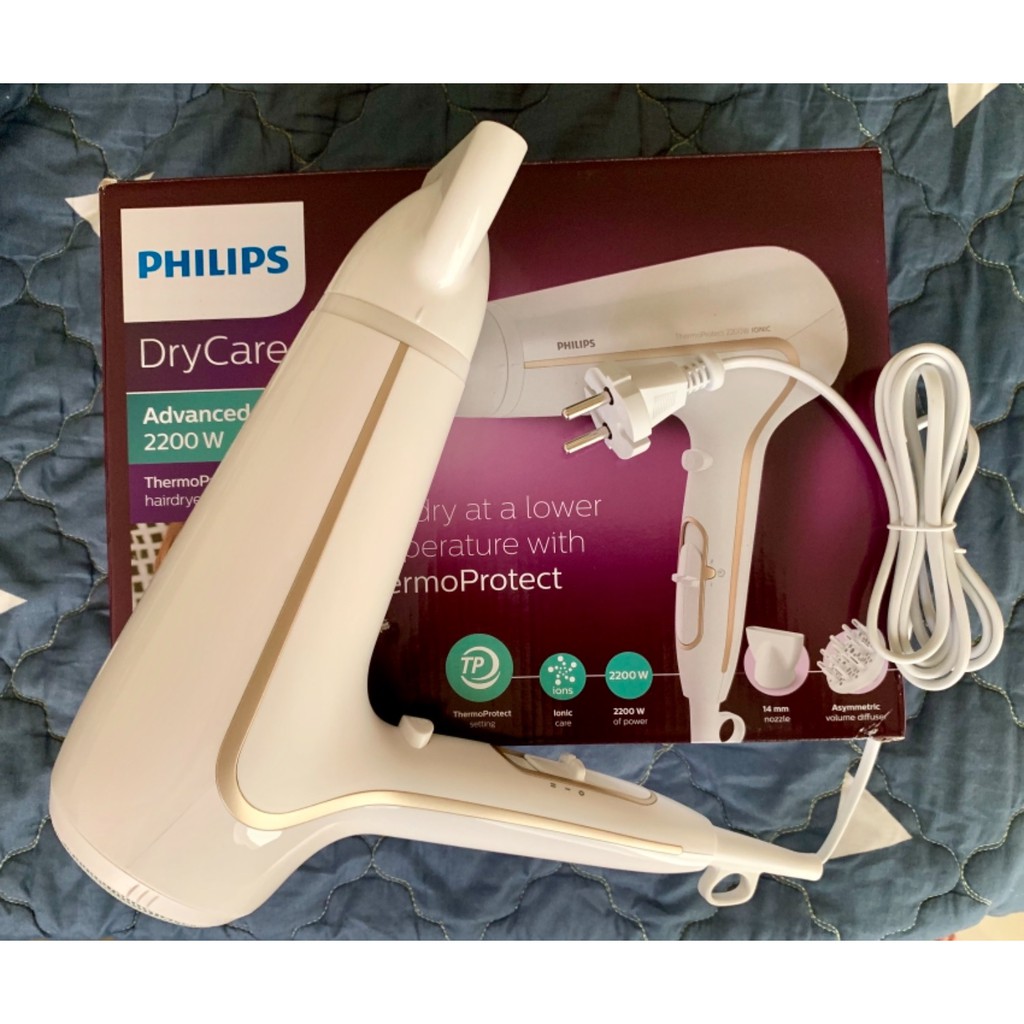Cái mớiMáy sấy tóc ion bảo vệ Philips HP8232 (Trắng) - Hàng chính hãng (Bảo hành 2 năm tại các Trung tâm trên t