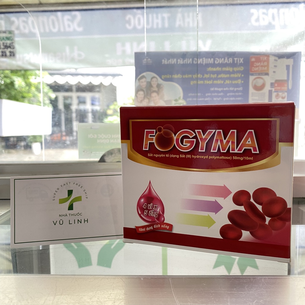 Sắt Fogyma 20 Ống 10ml Sắt Nước Bổ Sung Sắt Cho Phụ Nữ Đang Mang Thai, Sau Sinh Và Người Thiếu Hụt Sắt Hàng Chính Hãng 5