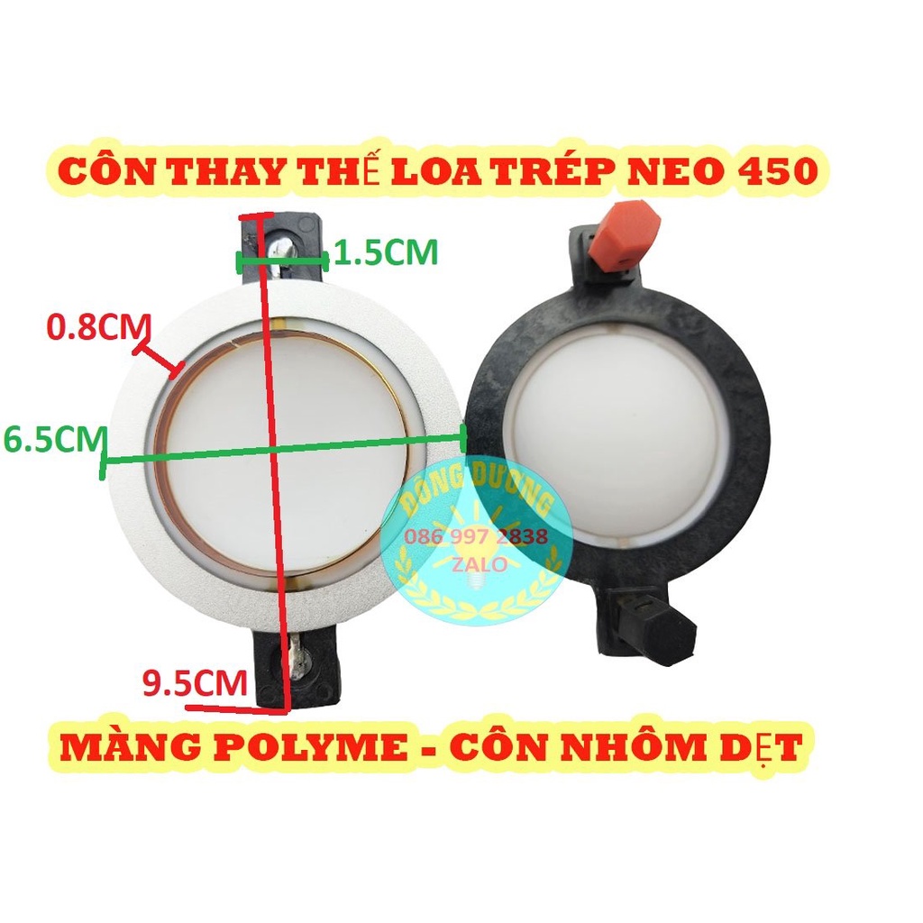 COIL LOA TRÉP 450 TỪ NEO - LOẠI MÀNG POLYME CỌC 6 CẠNH
