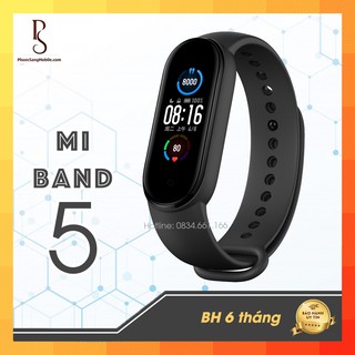 Vòng tay theo dõi sức khoẻ Xiaomi Mi Band 5 / Đồng hồ thông minh Miband 5 -
