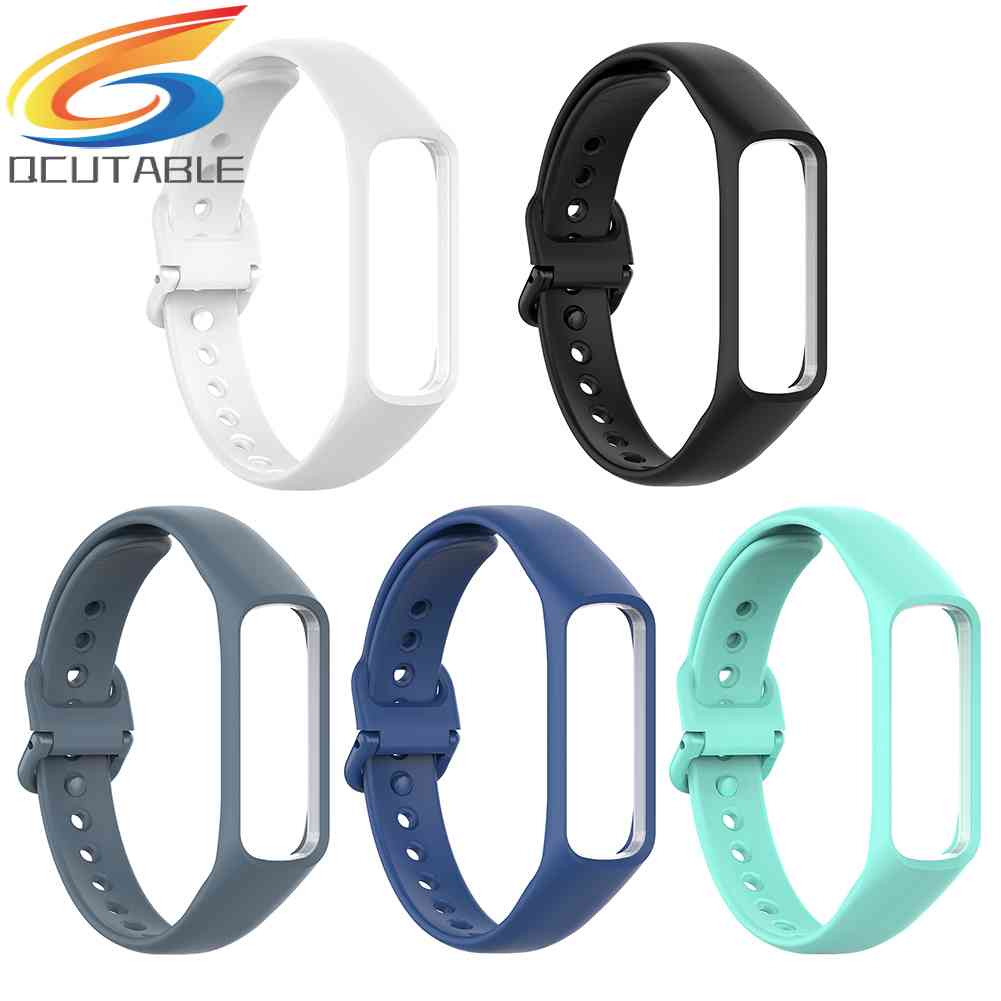 Dây Đeo Silicone + Khung Bảo Vệ Cho Đồng Hồ Thông Minh Samsung Galaxy Fit-E SM-R375