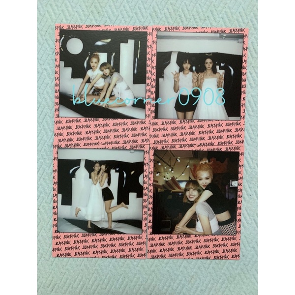 [Official] Card ảnh polaroid BLACKPINK LISA JENNIE JISOO ROSES Summer Diary 2021
