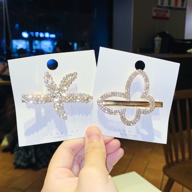 Kẹp Tóc Đính Ngọc Trai Phong Cách Hàn Quốc