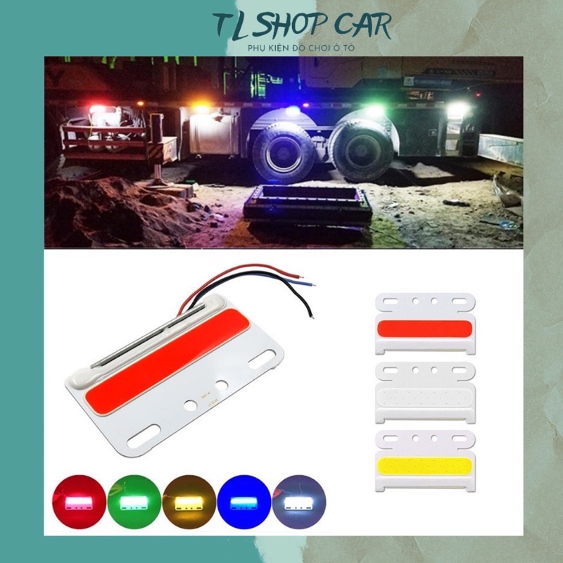 Đèn LED 12V, 24V gắn bên hông xe tải chống vỡ , chống nước tiện dụng