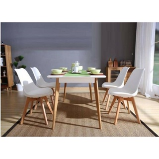 Ghế eames chân gỗ sồi có đệm