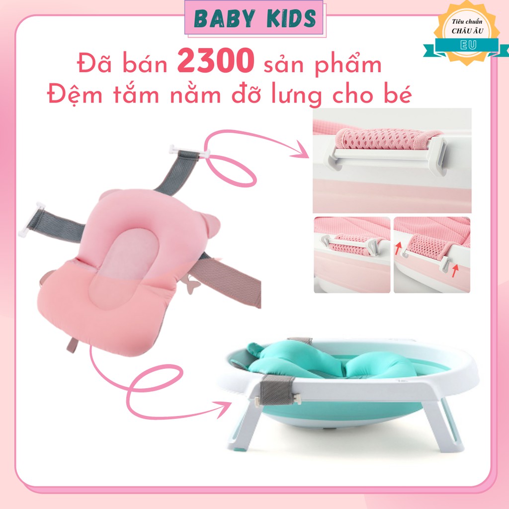 Phao Nằm Tắm Cho Bé, Baby Kids Phao Tắm An Toàn Cho Bé, Chất Lượng Cao Cấp, Êm Ái Cho Bé, Phù Hợp Mọi Lứa Tuổi