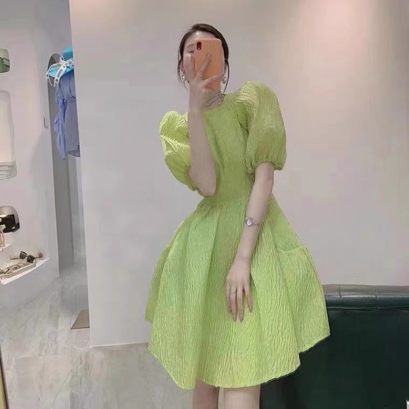 đầm tay công chúa [ hàng quảng châu loại 1 ]
