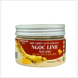 Bột chiết xuất Sâm dây Ngọc Linh mật ong Langbiang Food, 50g, hũ