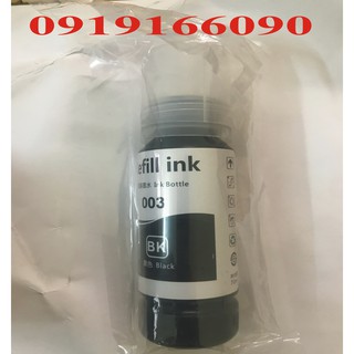 Mực in màu đen dùng cho máy in Epson L3110,L3150,L4150,L4110...Mã 003 Black