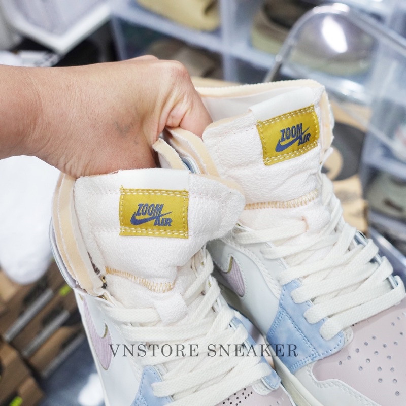 Giày Sneaker Jordan 1 Hight Zom Air CMFT “ Pink Oxfrod/ Celestine Blue” - Bản Best - Vnstoresneaker
