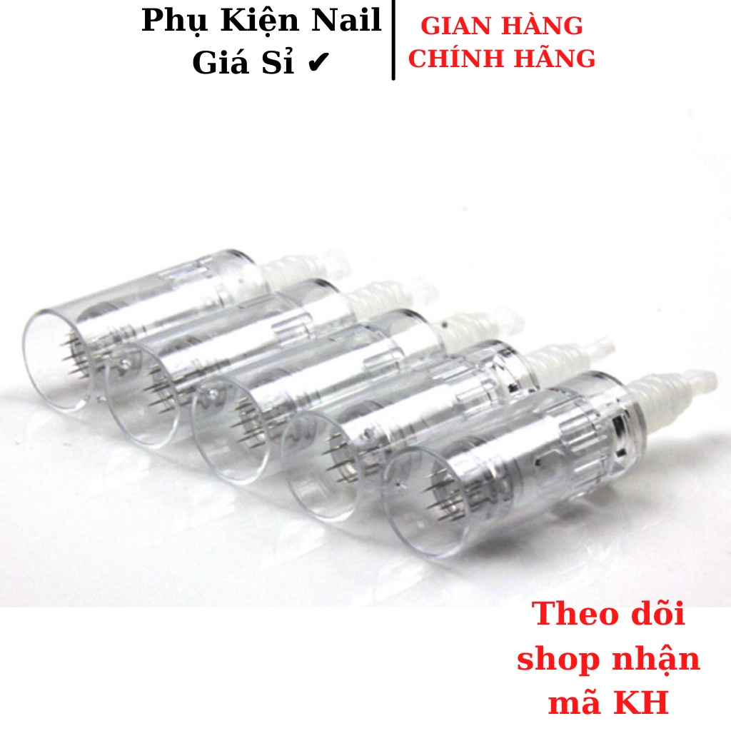 Đầu máy lăn Kim Tri Sẹo , Cấy Tảo Phấn , Cấy Nano Cho Máy MYM , DR PEN M5 1 đầu