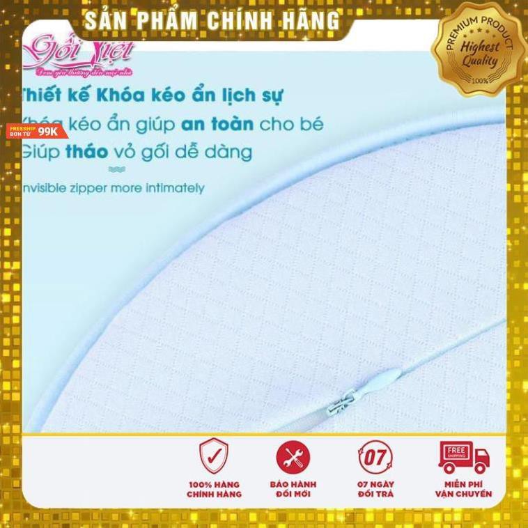 Siêu Trợ Giá  Combo 2 Gối cao su Babymoov Chính hãng chống bẹp đầu cho bé【SIÊU TRỢ GIÁ】BH 12 tháng 1 đổi 1. Gối cao cấp