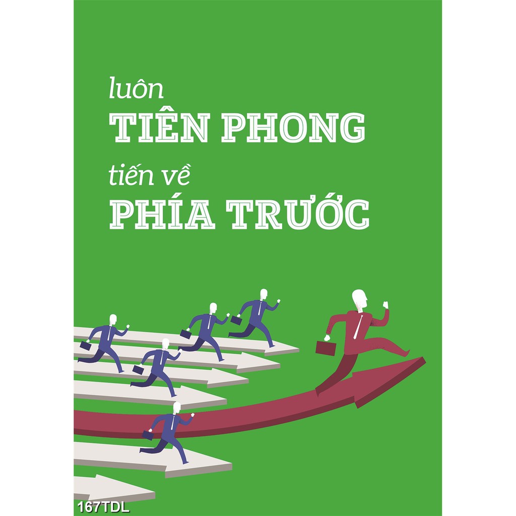 TRANH DÁN TƯỜNG 3D SLOGAN ĐỘNG LỰC SIZE TRUNG - TRANH DÁN TƯỜNG VĂN PHÒNG LÀM VIỆC - YAN SHOP