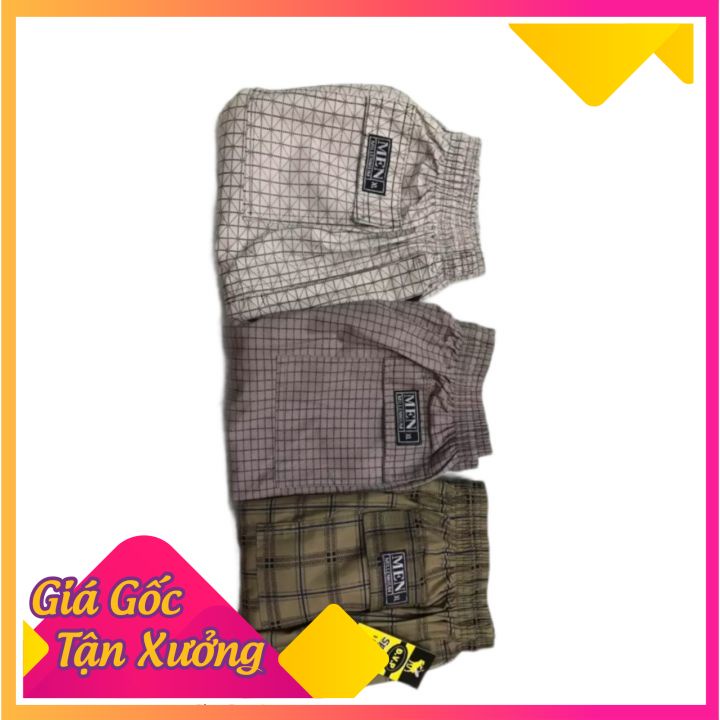 Quần Đùi Kẻ Sọc Nam Siêu Nam Tính Dành Cho Người Từ 60-100 Kg Chất Vải Siêu Bền Đẹp Cực Mát