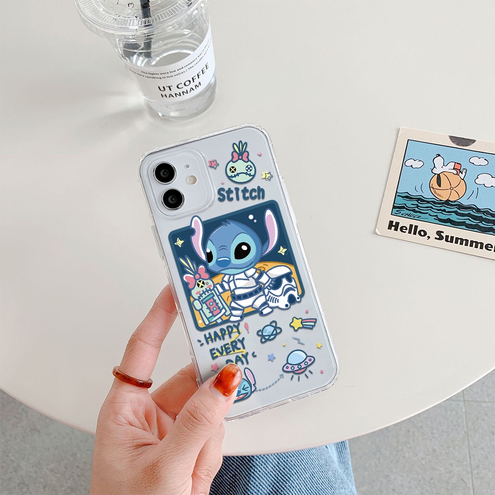 Ốp Điện Thoại Tpu Mềm Chống Sốc In Hình Stitch Disney Cho iPhone 11 12 13 pro max XS X XR XSMax 7 8 6 6s plus SE 2020