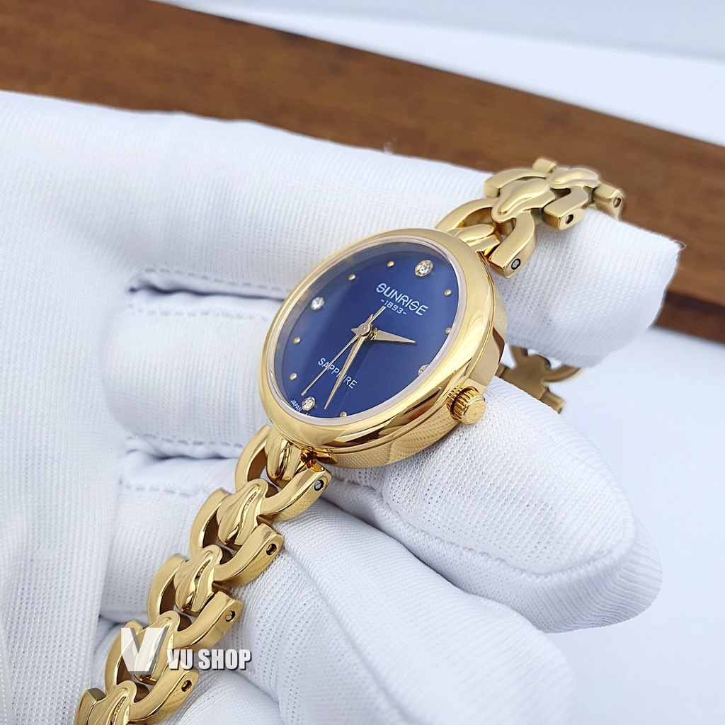 Đồng hồ nữ SUNRISE 9977SA - Chính hãng, chống trầy