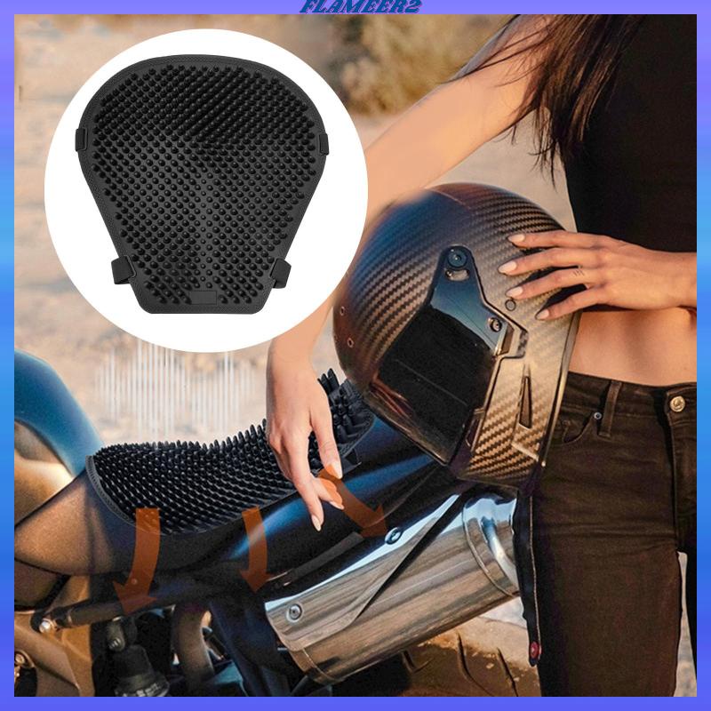 Đệm Ngồi Xe Máy Bằng Silicone Thoáng Khí Giảm Áp Lực Dài Flameer2