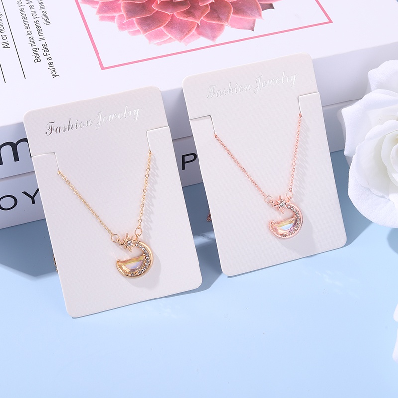Vòng cổ mặt hình trăng và mặt trời sành điệu cho nữ