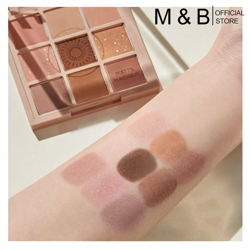 Bảng phấn mắt 9 màu lì và nhũ ngọc trai thời trang sành điệu cho nữ | BigBuy360 - bigbuy360.vn