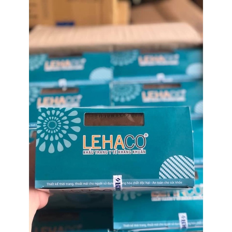 Khẩu Trang Y Tế LEHACO Màu Nâu Full Kháng Khuẩn | BigBuy360 - bigbuy360.vn