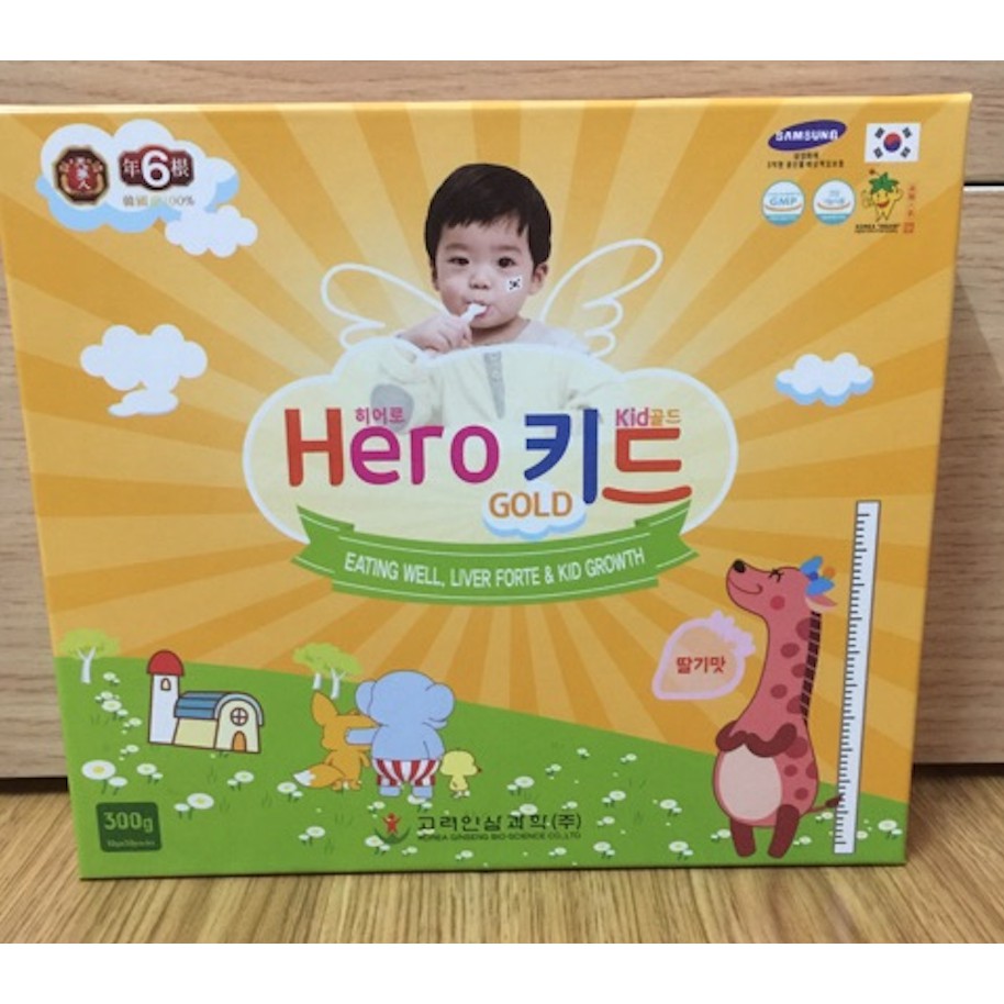 Hero Kid Gold - giúp bé ăn ngon, cao lớn - Nhập khẩu Hàn Quốc