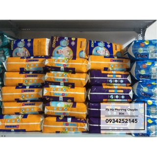 Combo bỉm dán Moha M112 L96 Xl80 miếng ( 4 bịch )