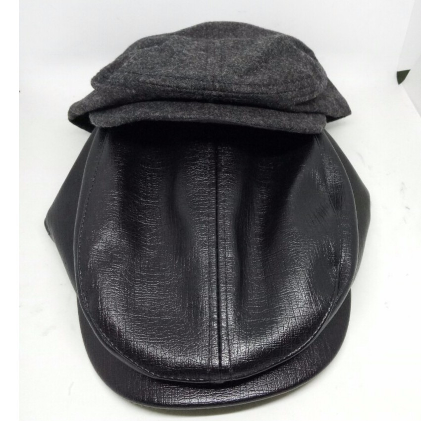 MŨ BERET NAM CAO CẤP 2 LOẠI DA VÀ NỈ