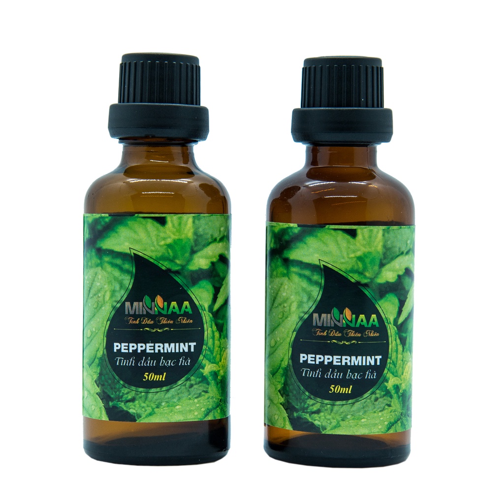 Tinh dầu Bạc hà Minnaa 50ml nguyên chất thơm phòng thanh lọc không khí