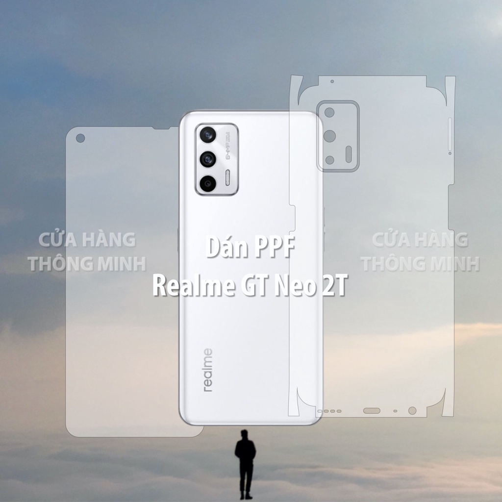 Tấm dán Realme GT Neo 2T dán PPF mặt trước/dán mặt sau/dán màn hình/dán mặt lưng Full viền chuẩn