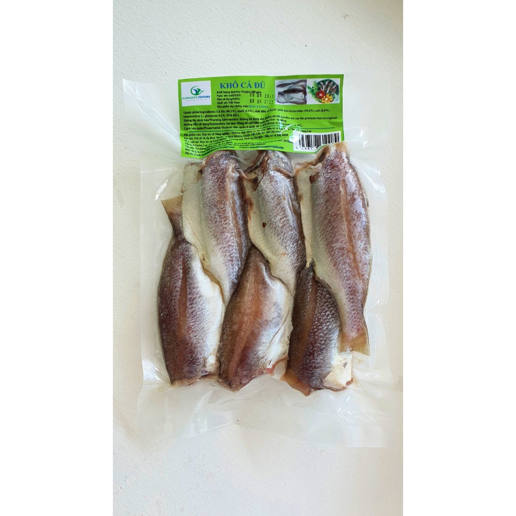 Khô cá đù 1 nắng 1kg ĐẶC SẢN CẦN GIỜ túi 500gr