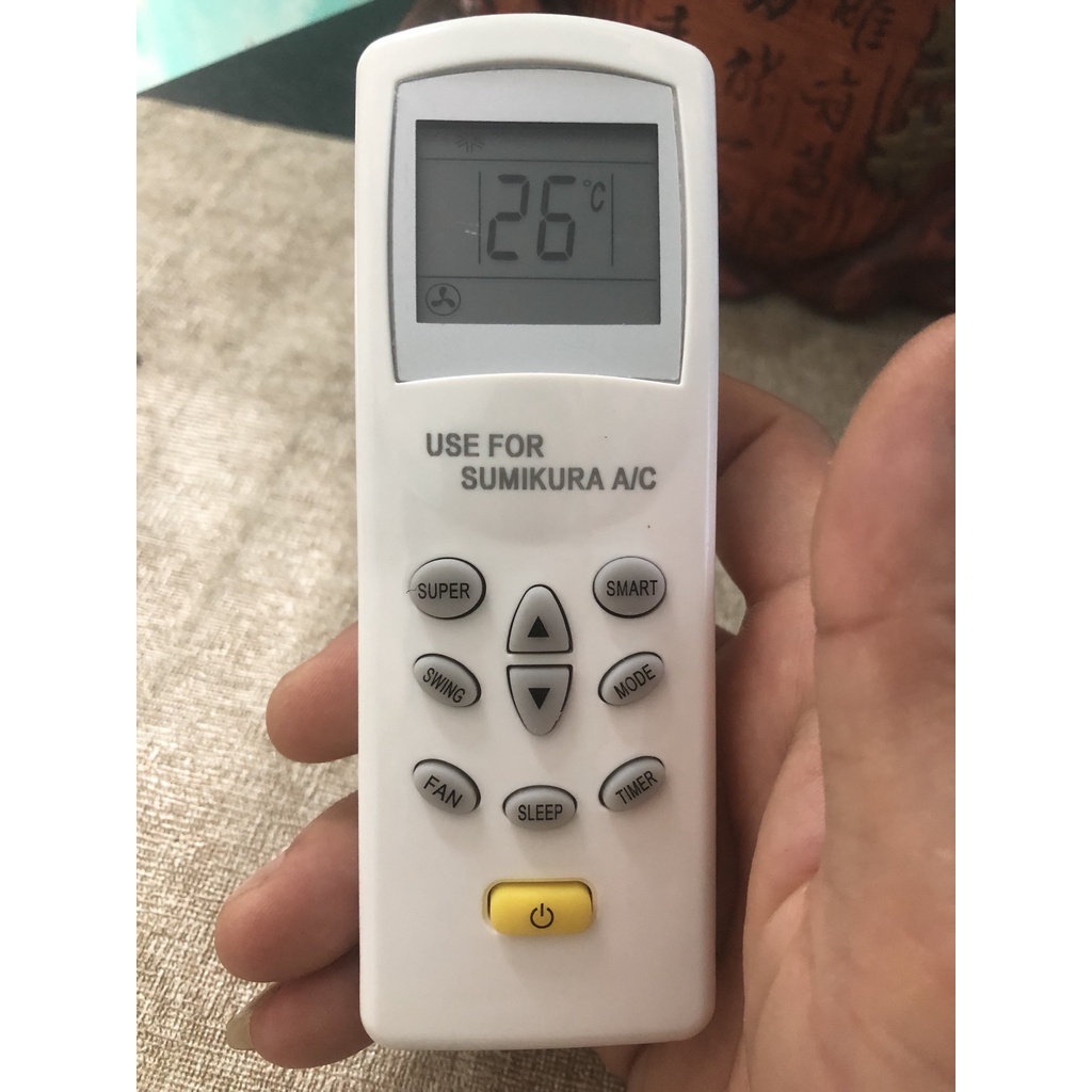 Remote Điều khiển từ xa điều hòa Sumikura 1 và 2 chiều Inverter- Hàng mới 100% ,chất lượng tốt-Tặng PIN