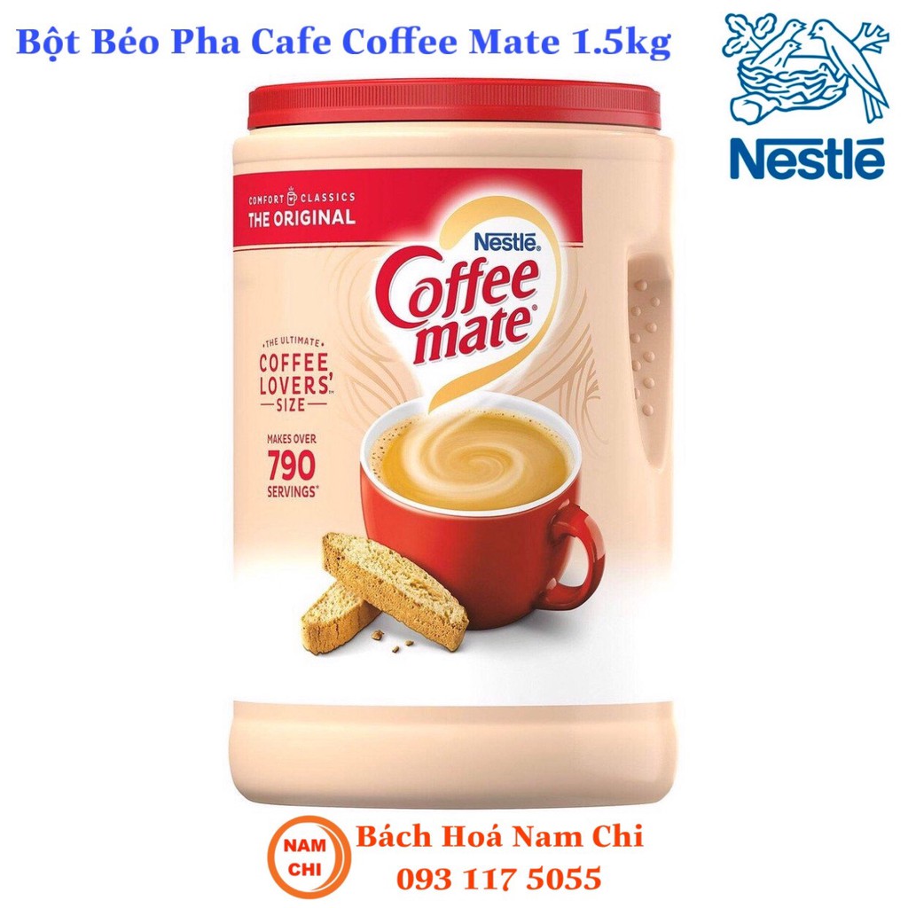 [DATE 2022] Bột Béo Pha Cà Phê Coffee Mate Nestle Mỹ 1.5kg