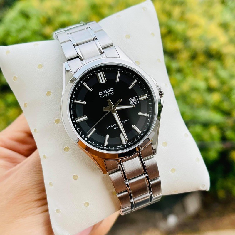 Đồng Hồ Casio Nam Dây Kim Loại MTS-100D-1AVDF Chính Hãng