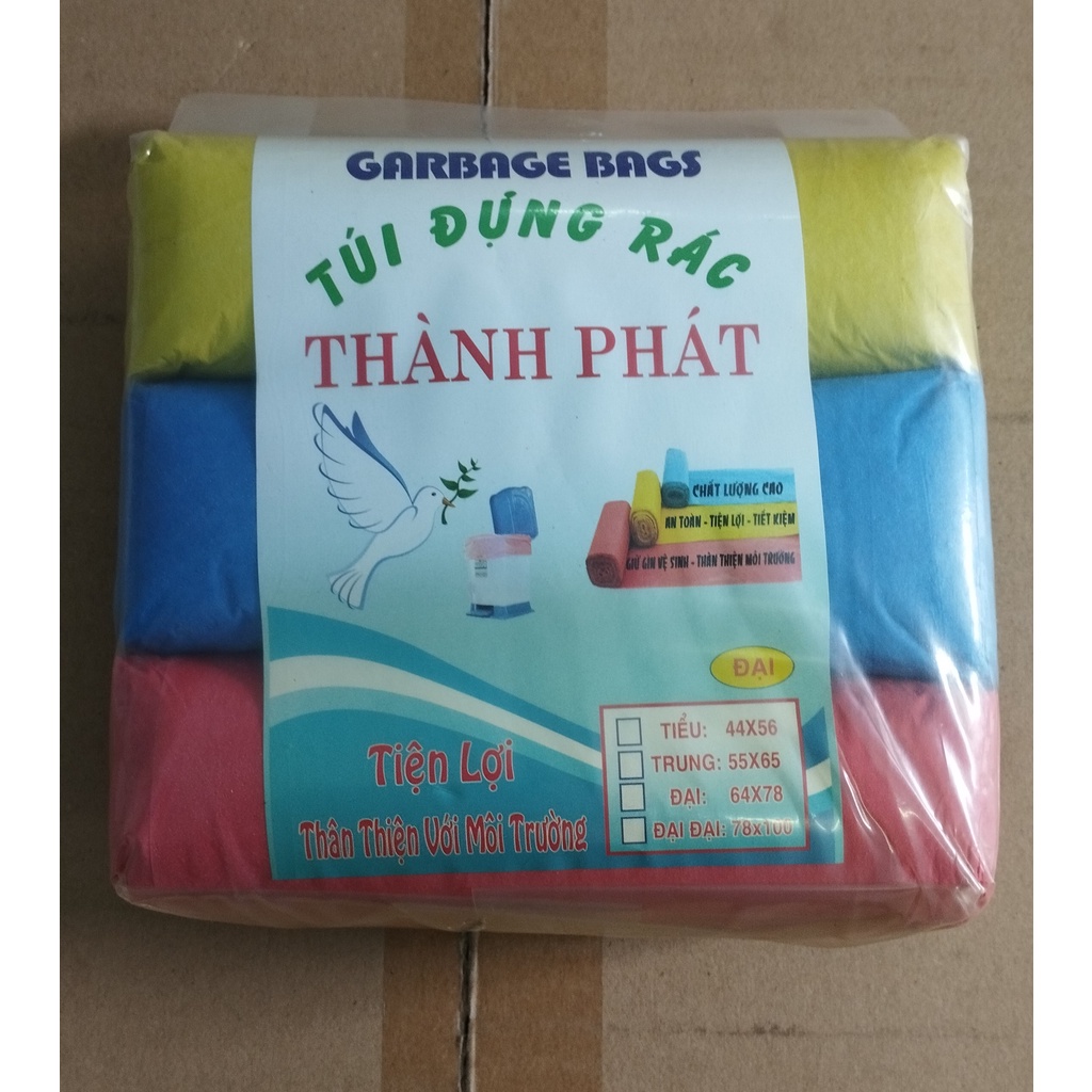 3 cuộn  túi đựng rác
