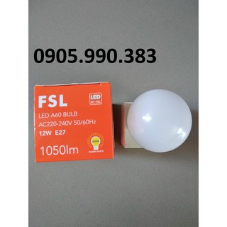 Đèn led bulb E27 đui xoáy 12W FSL A60